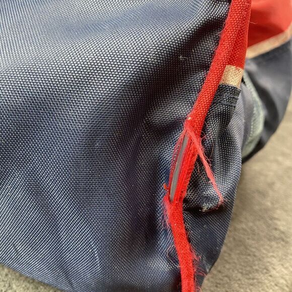 Vintage 1980 Lake Placid USA Olympic Games OLYMPIAD Duffel Bag & Tie See Dscrpt - Picture 7 of 16